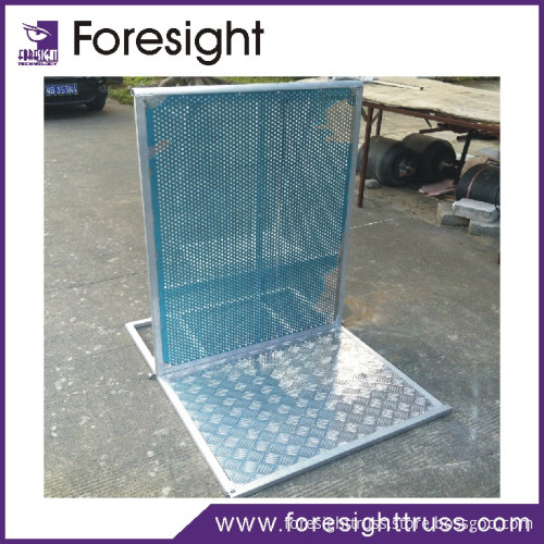 Events Crowd Control Barrier with Flat Iron Base